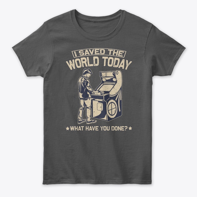I Saved The World Today — product mockup