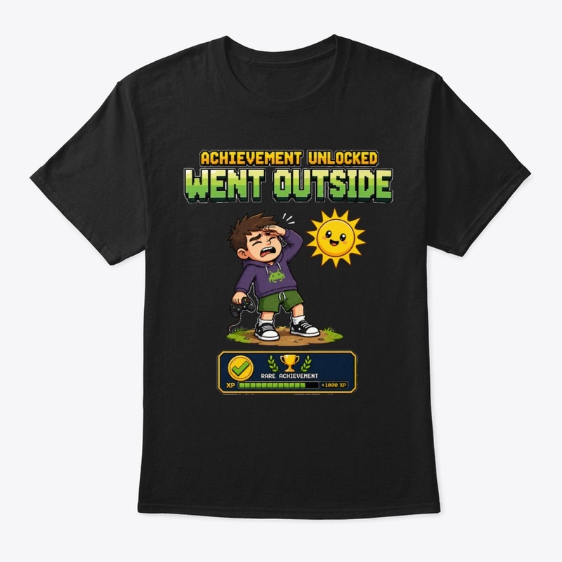Achievement Unlocked: Went Outside — product mockup